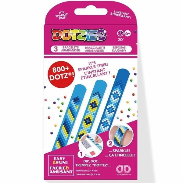 DOTZIES BY DIAMOND DOTZ 2524568 - Diamond Painting Armbänder Blau