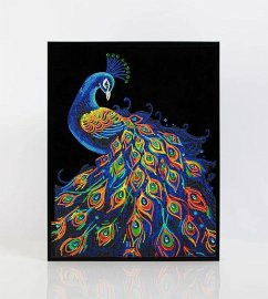 Cover DIAMOND DOTZ 2594357 - Diamond Painting Neon Pfau