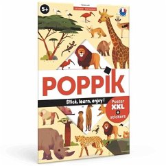 Cover POPPIK - Sticker Lernposter Savanne