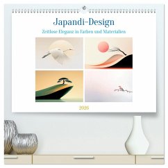 Cover Japandi-Design (hochwertiger Premium Wandkalender 2026 DIN A2 quer), Kunstdruck in Hochglanz