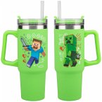 Minecraft Green 900ml Multiway Travel Cup Straw