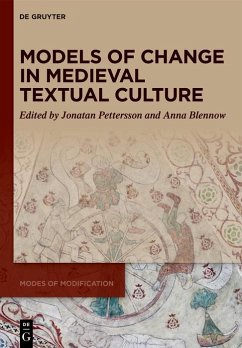 Models of Change in Medieval Textual Culture (eBook, ePUB)