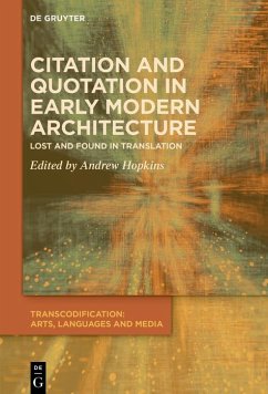 Cover Citation and Quotation in Early Modern Architecture (eBook, ePUB)
