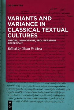 Cover Variants and Variance in Classical Textual Cultures (eBook, PDF)