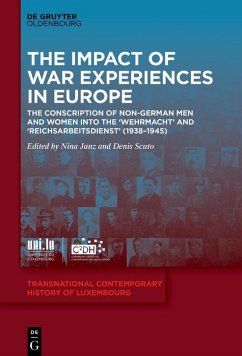 Cover The Impact of War Experiences in Europe (eBook, ePUB)