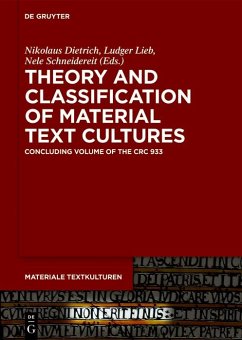 Theory and Classification of Material Text Cultures (eBook, ePUB)