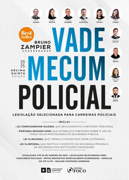 Vade Mecum Policial: Legislação Selecionada para Carreiras Policiais - 15 ª Ed - 2025 (eBook, ePUB) Vade Mecum Policial: Legislação Selecionada para Carreiras Policiais - 15 ª Ed - 2025 (eBook, ePUB)