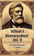 What I Remember Vol. II (eBook, ePUB) - Bild 1