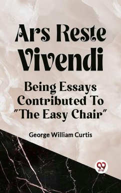 Cover Ars Recte Vivendi Being Essays Contributed To 