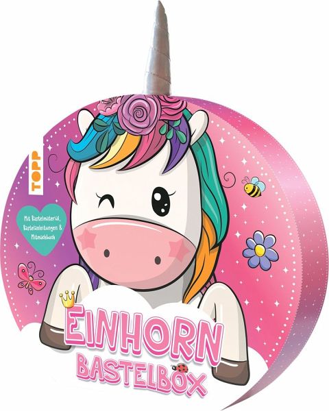 Einhorn-Bastelbox. Mit Anleitungen, Bastelmaterial und Mitmachbuch   (Restauflage)