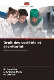 Droit des sociétés et secrétariat Droit des sociétés et secrétariat