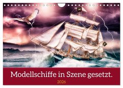 Modellschiffe in Szene gesetzt. (Wandkalender 2026 DIN A4 quer), CALVENDO Monatskalender Modellschiffe in Szene gesetzt. (Wandkalender 2026 DIN A4 quer), CALVENDO Monatskalender