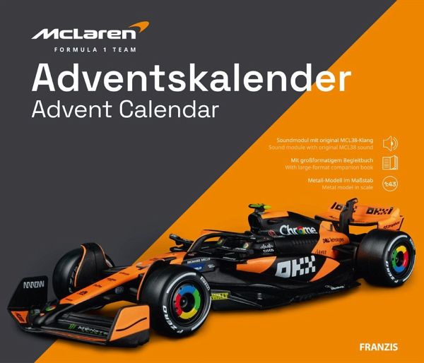 FRANZIS 67391 - McLaren Formula 1 Team Adventskalender FRANZIS 67391 - McLaren Formula 1 Team Adventskalender