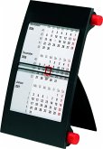 rido/idé 7038000206 3-Monats-Tischkalender 2026 90×120 mm, rot/schwarz rido/idé 7038000206 3-Monats-Tischkalender 2026 90×120 mm, rot/schwarz