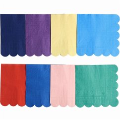 Cover Servietten Mix, Magic Rainbow, FSC MIX, 16 Stk, 8 verschiedene Farben, 31 x 31 cm, 17,5 g/m²