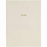 Notizbuch L, Elfenbein 80 Blatt, 100 g/m²