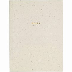 Cover Notizbuch L, Elfenbein 80 Blatt, 100 g/m²