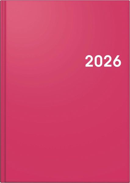 BRUNNEN 1079561646   Buchkalender Mod. 795 2026   A5, Papier, pink