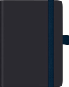 Cover BRUNNEN 1073266326   Taschenkalender Kompagnon Mod. 732 66 2026   A6, Kunststoff, dunkelblau