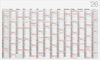 rido/idé 7033670006   Plakatkalender Mod. Office II 2026   1140×685 mm