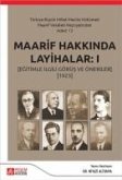 Maaarif Hakkinda Layihalar 1 Maaarif Hakkinda Layihalar 1