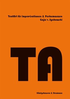 Cover TextArt für Improvisationen und Performanzen