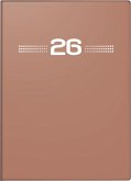 rido/idé 7013202016   Taschenkalender Mod. perfect/Technik I 2026   A6, Kunststoff, caramel
