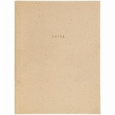 Notizbuch L, Cappuccino 80 Blatt, 100 g/m²