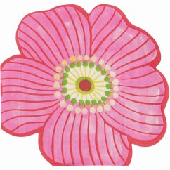 Cover Serviette Pinke Blume, FSC MIX, 20 Stk, 32 x 30,5 cm, 17,5 g/m²
