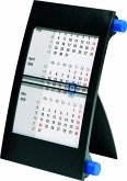 rido/idé 7038000306 3-Monats-Tischkalender 2026 90×120 mm, blau/schwarz rido/idé 7038000306 3-Monats-Tischkalender 2026 90×120 mm, blau/schwarz