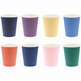 Pappbecher Mix, Magic Rainbow, FSC MIX, 8 Stk, 8 verschiedene Farben, 250 ml, 94 mm x 80 mm, 268 g/m² Pappbecher Mix, Magic Rainbow, FSC MIX, 8 Stk, 8 verschiedene Farben, 250 ml, 94 mm x 80 mm, 268 g/m²
