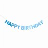 Girlande Happy Birthday, Blau FSC MIX,... - Bild 1