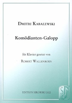 Cover Komödianten-Galopp für Klavier