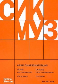 Cover Tänze aus Maskerade