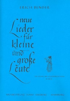 Cover Neue Lieder für kleine und große Leute für Gesang und Klavier