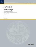 Jenner, Gustav Zwölf Gesänge op. 3 Heft 1 Frauenchor (SMezA) oder 3 einzelne Frauenstimmen mit Klavier Chorpartitur Jenner, Gustav Zwölf Gesänge op. 3 Heft 1 Frauenchor (SMezA) oder 3 einzelne Frauenstimmen mit Klavier Chorpartitur