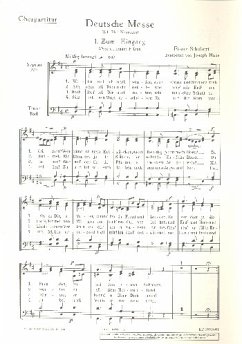 Deutsche Messe für gem Chor und Orgel oder Orchester Chorpartitur