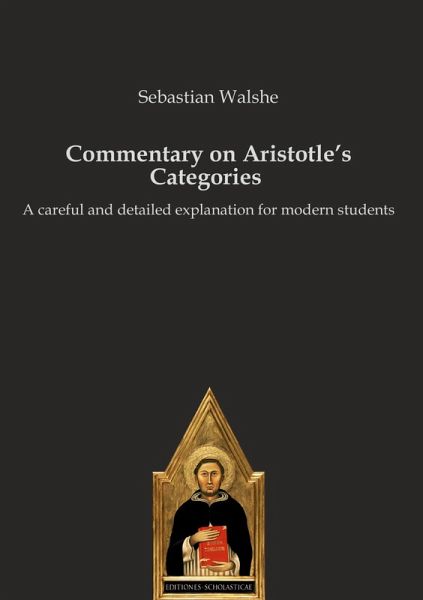 Commentary on Aristotle's Categories Commentary on Aristotle's Categories