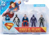 DC Comics Superman - Geschenkset mit 5 Action-Figuren zum Sammeln (8 cm)