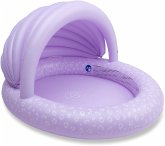 Swim Essentials - Kinderpool mit Dach, Lila Leopard, 100cm Durchmesser Swim Essentials - Kinderpool mit Dach, Lila Leopard, 100cm Durchmesser