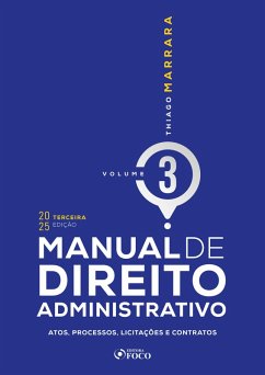 Cover MANUAL DE DIREITO ADMINISTRATIVO - VOLUME 3 3ª EDIÇÃO - 2025 (eBook, ePUB)