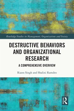 Cover Destructive Behaviors and Organizational Research (eBook, PDF)