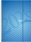 rido/idé 7021102306   Buchkalender Mod. futura 2 2026   A5, Kunststoff, blau