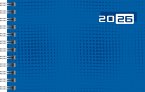 rido/idé 7017107026   Taschenkalender Mod. Septimus 2026   A6 quer, Papier, blau