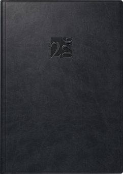 rido/idé 7023005906   Buchkalender Mod. studioplan int. 2026   168×240 mm, Kunstleder, schwarz