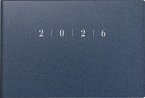 rido/idé 7017563306   Taschenkalender Mod. Septimus 2026   A6 quer, Kunststoff, blau