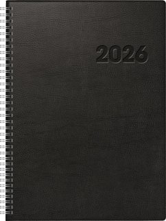 Cover rido/idé 7027501906   Buchkalender Mod. Conform 2026   A4, Kunststoff, schwarz