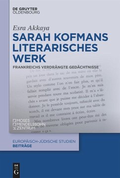 Cover Sarah Kofmans literarisches Werk