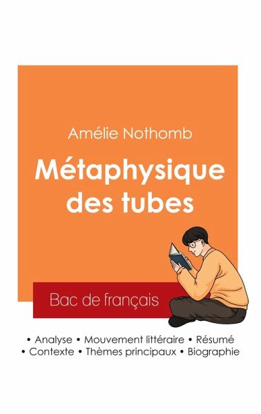 Réussir son Bac de français 2025 : Analyse du roman Métaphysique des tubes de Amélie Nothomb
