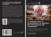 La relación entre la profundidad y la amplitud del conocimiento del vocabulario